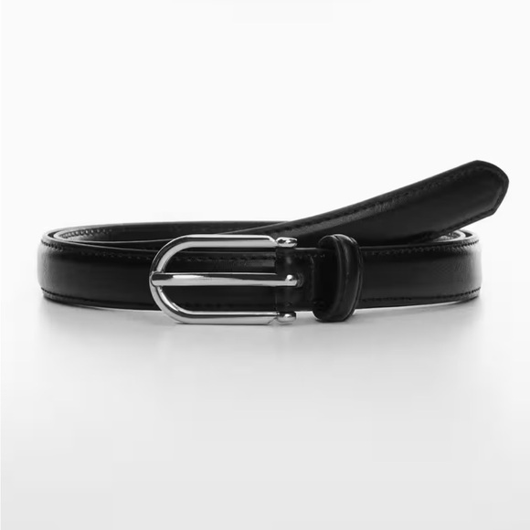 Mango Accessories - MNG Mango Buckle Skinny Belt NWOT